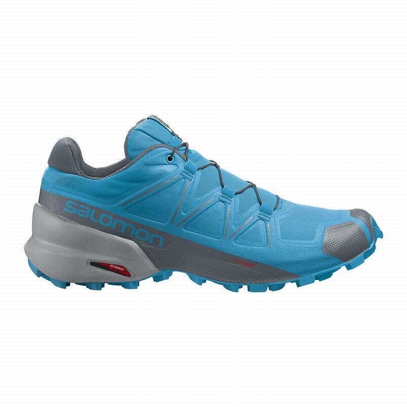 SALOMON UK SPEEDCROSS 5 - Mens Trail Running Shoes Blue,BNTU70951